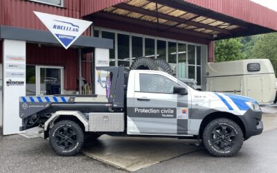 PowerPickup X-RACK im Einsatz für den Zivilschutz des Kanton Waadt